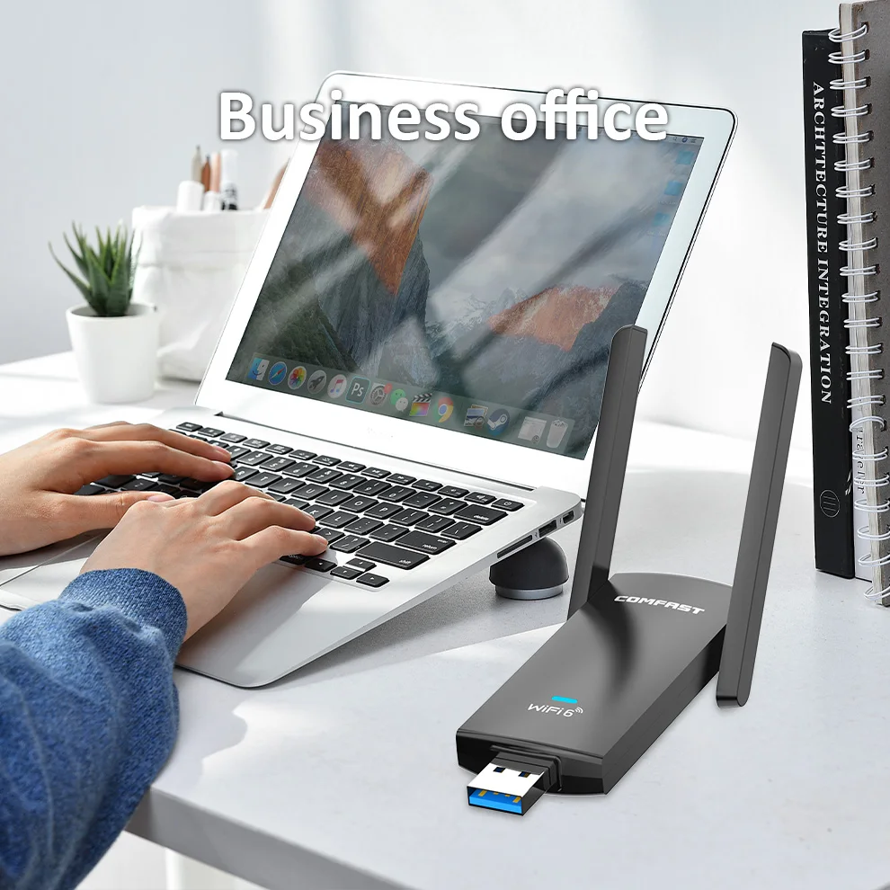 5400Mbps USB Wifi6E Adaptateur 2.4G & 5G & 6GHz USB 3.0 Wifi 6 Récepteur  Dongle Leicrer and Antenne MU-MIMO Plug and Play pour Windows 10/11 -  AliExpress