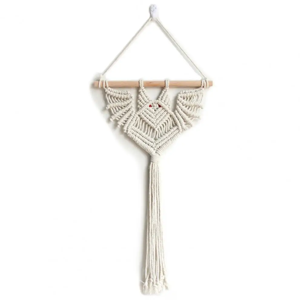 Gothic Bat Hanging Tapestry Woven Bat Hanging Planter Succulent Pot Air Plant Holder Home Decor