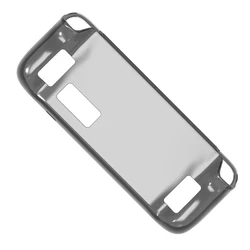 Transparent Shockproof TPU Carry Case for Steam Deck Oled Console (Gray)