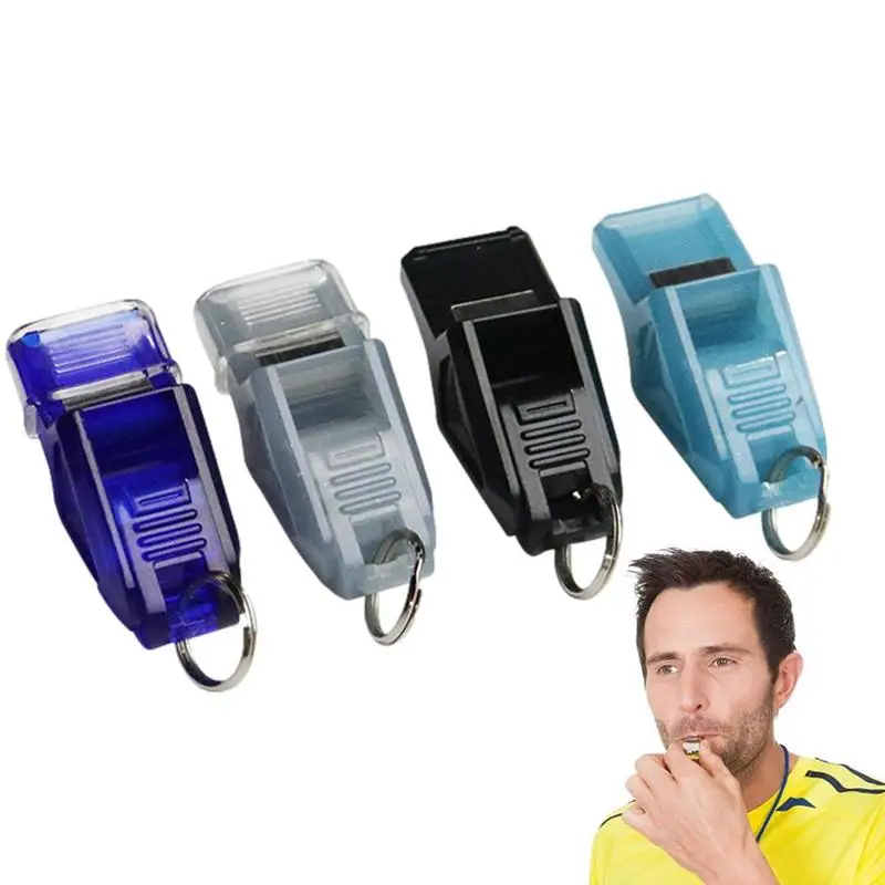 

Referee Whistle Loud Crisp Sound Sports Whistles Kit With Lanyard Portable Coaches Whistle For School Sports Soccer Football