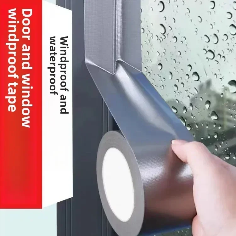 10m Silver-Gray Duct Tape – Heavy Duty Waterproof & Windproof Tape for Industrial Repairs and Bundling