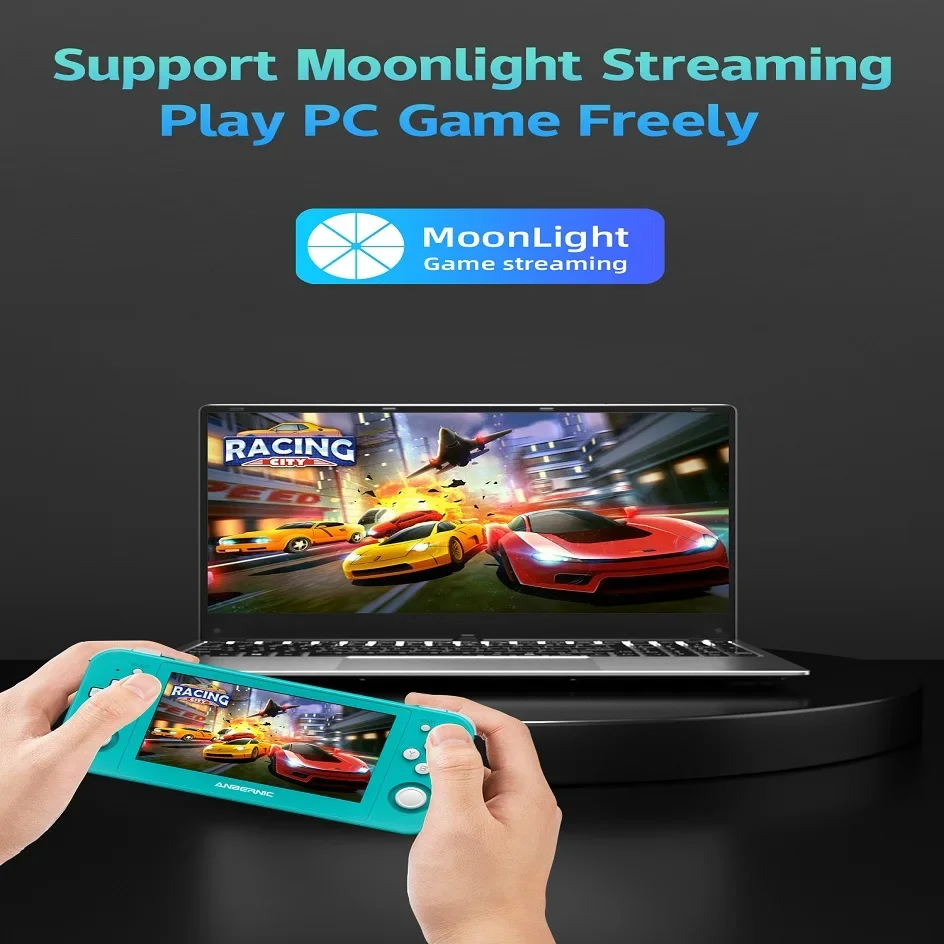 ANBERNIC RG505 Handheld Game Console Game Android 12 System  4.95-inch OLED Touch Screen for Unisoc Tiger T618 70000 Games psp