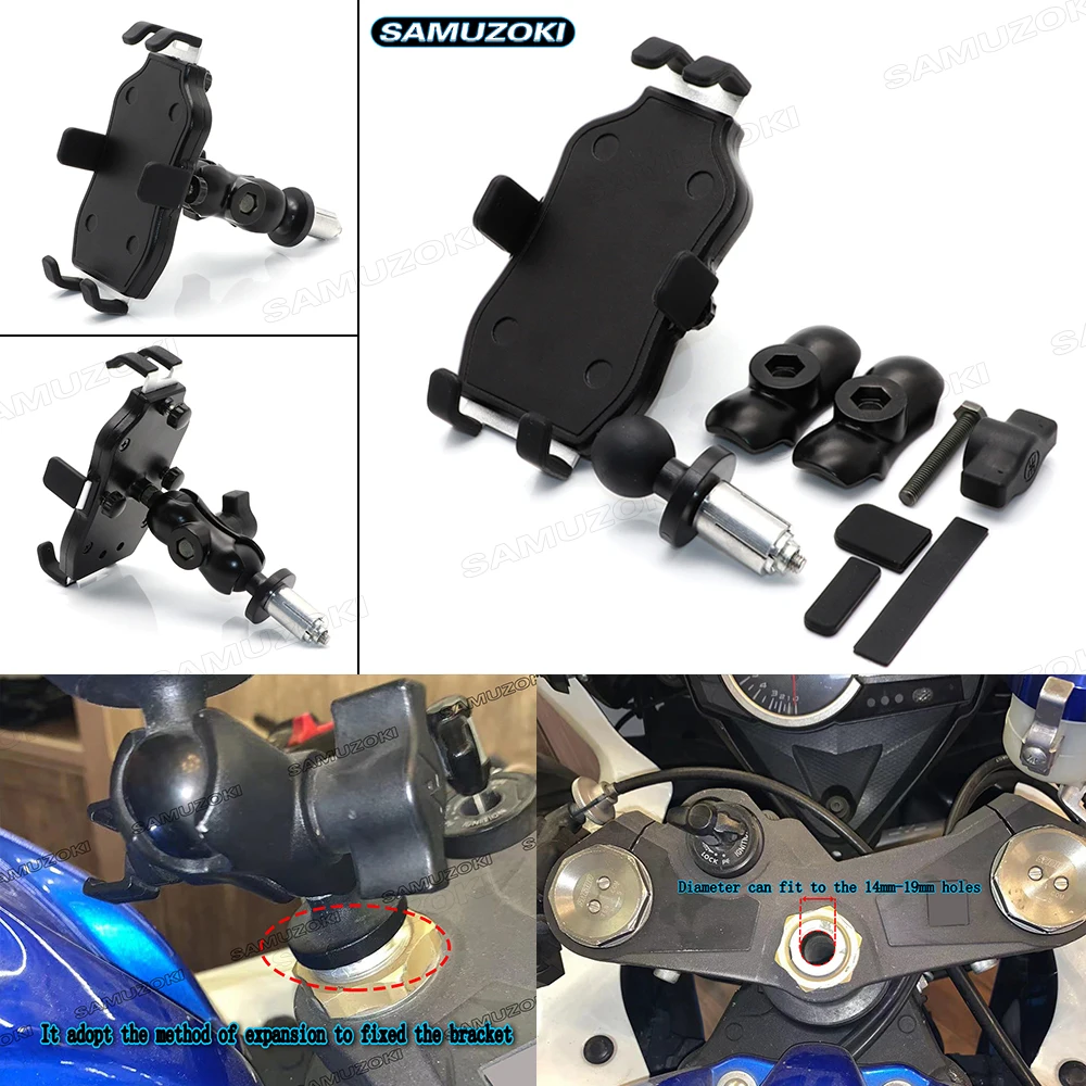 Honda VFR800 (all years) Samsung Galaxy S III S3 Motorcycle Mount 19mm (sku 14364)