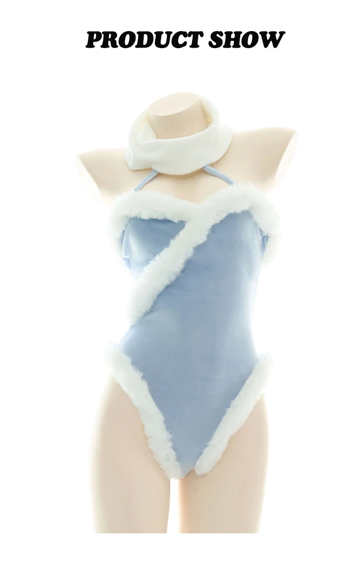 Sexy Bodysuit Plush Backless Women