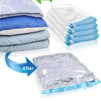 5Pcs Travel Roll-Up Compression Bags Reusable Vacuum Storage Bag Saves 80% of Storage Space Roll-Up Compression No Need Air Pump 1