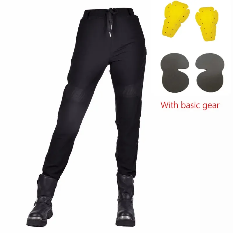 

Female Knight Elastic Breathable Motorcycle Women Jeans High Waist Sexy Racing Road Rider Summer Riding Casual Fashion Pants