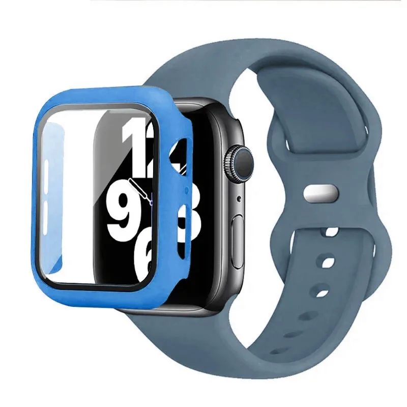 Premium Silicone Watch Band with Protective Case - Multisize Bracelet