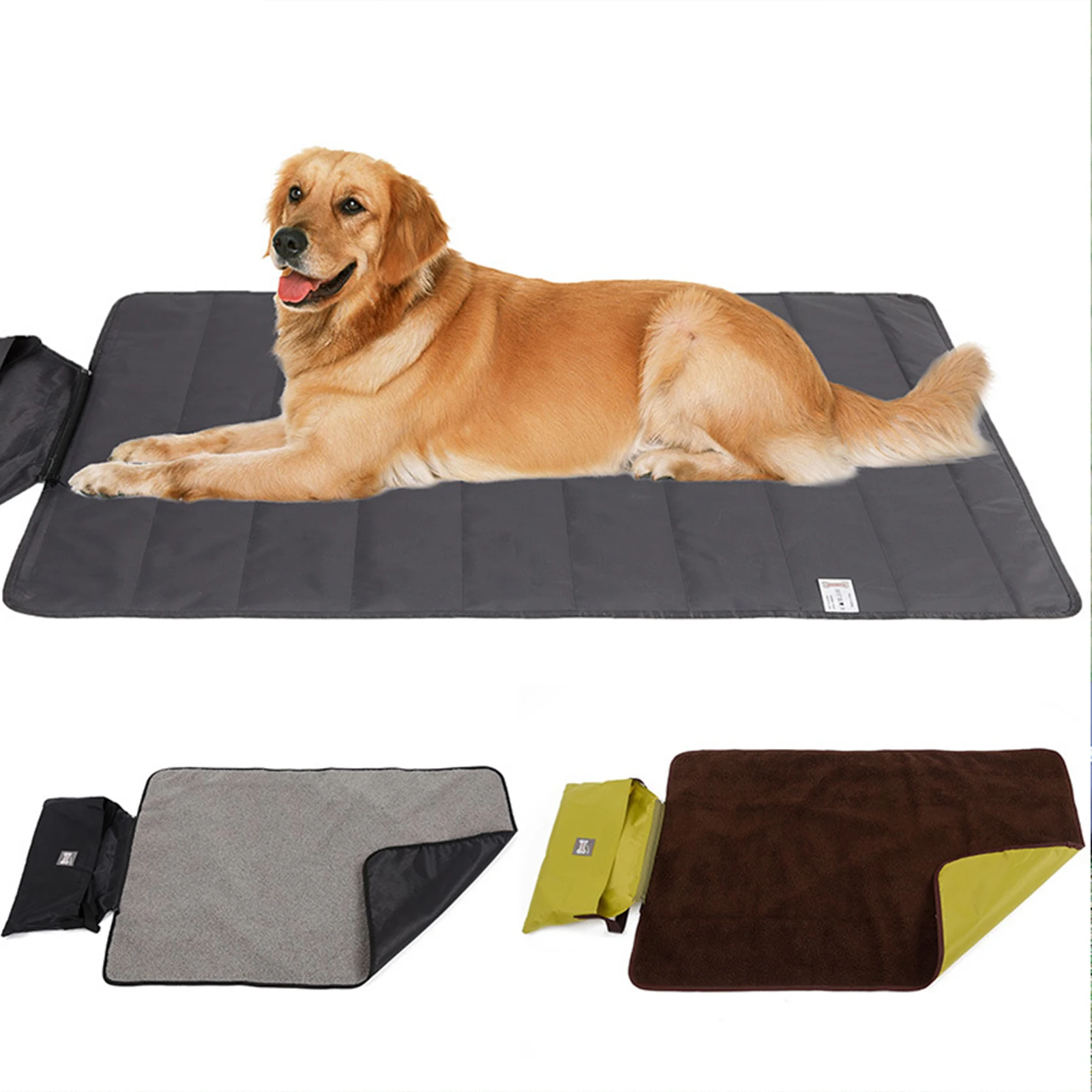 

Outdoor Pets Dog Mat Portable Blanket Cats Bed Cushion Reversible Waterproof Sleeping Pad Foldable Camping Travel Mat for Puppy