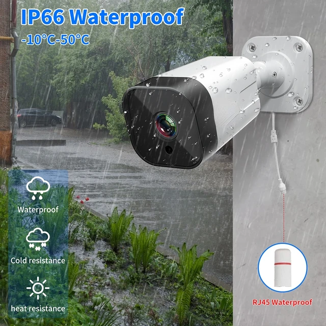 4K 8MP 8Channel POE NVR kit 4PCS IP Bullet Surveillance Camera Security System Set Two-way Audio Smart CCTV Outdoor - Image 4