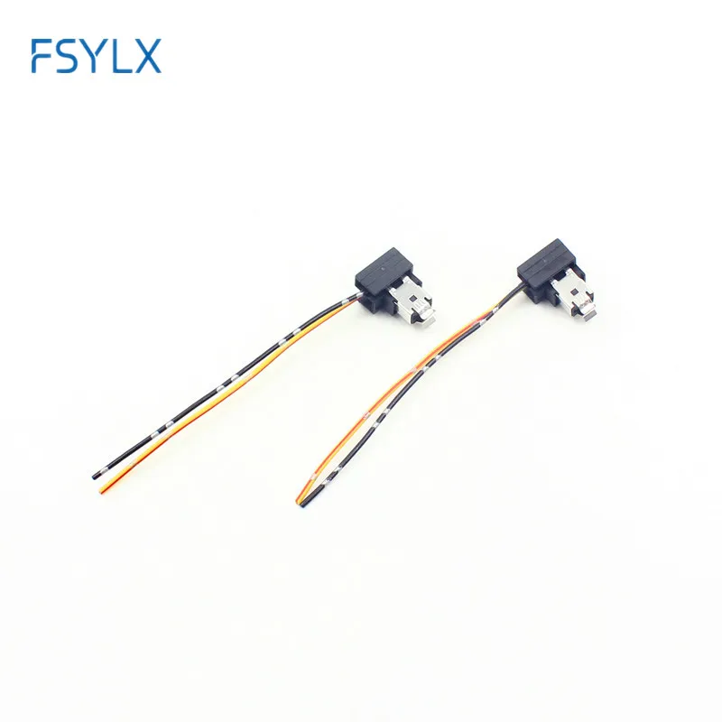 

FSYLX 10 шт. H1 ДЕРЖАТЕЛЬ галогенной лампы разъем удлинитель провода H1 разъем адаптера питания для оригинальной галогенной лампы H1