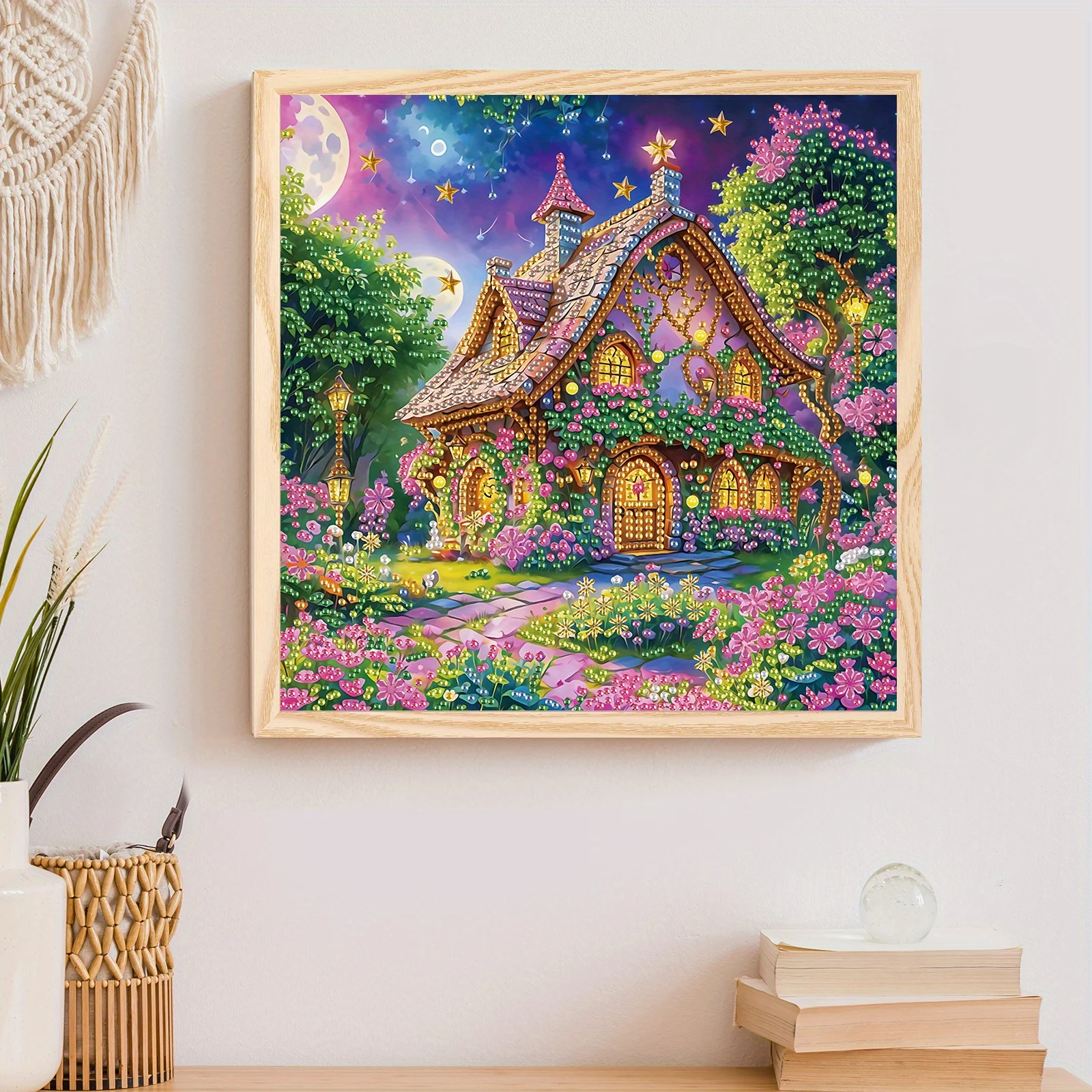 DIY Flower House 5D Special Shape Diamond Art Kits for Beginners Diamond Art Painting Kits for Home Wall Decoration Gift diamond art painting kit