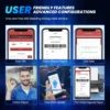 THINKCAR THINKDIAG Mini obd OBD2 Scanner All-System Diagnosis Auto VIN Scan Tool Lifetime Free Update for All Cars after 1996 6