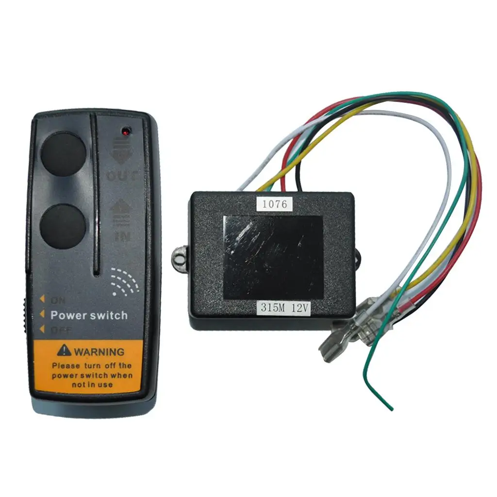 

1 Set Boat Anchor Remote Windlass Wireless Switch Remote Control Sail Trim