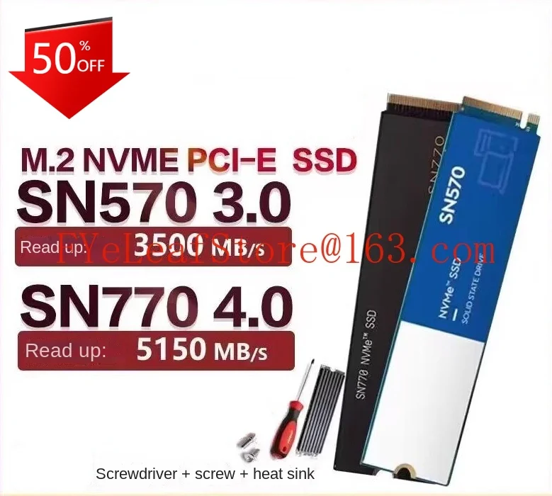 

Data SN570/770/580/850X1T/2T Western NVME Solid State M2 Hard Disk M2 SSD1TB