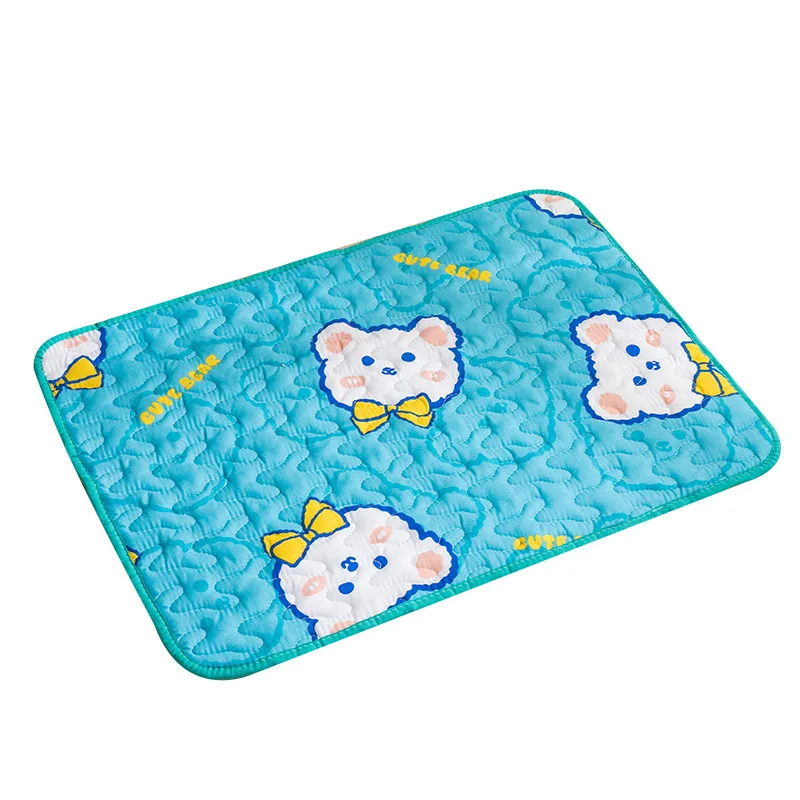 Anti Slip Pet Mat Dog Mat Sleeping Special Cotton Cat Sleeping Summer Comfortable and Breathable Carpet Pet Products dog cooling mat pet cooling mat pet bed mat dog kennel mat