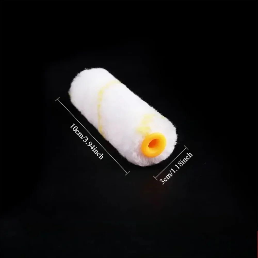 11개 4인치 폴리에스터 드럼 브러쉬 전문 페인트 롤러 키트 (호텔/레스토랑/상업용 실내외 벽 페인트 브러쉬)
