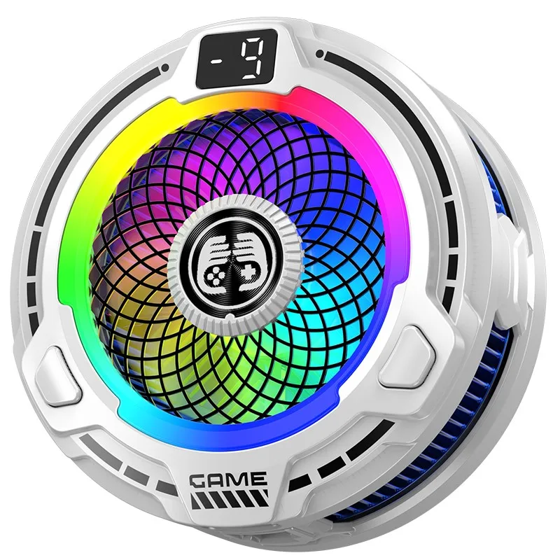 FS18 Pro 9V 고출력 반도체 휴대폰 쿨러 AI 온도 제어 마그네틱 & 클립형 RGB 조명 효과 (게이밍용)