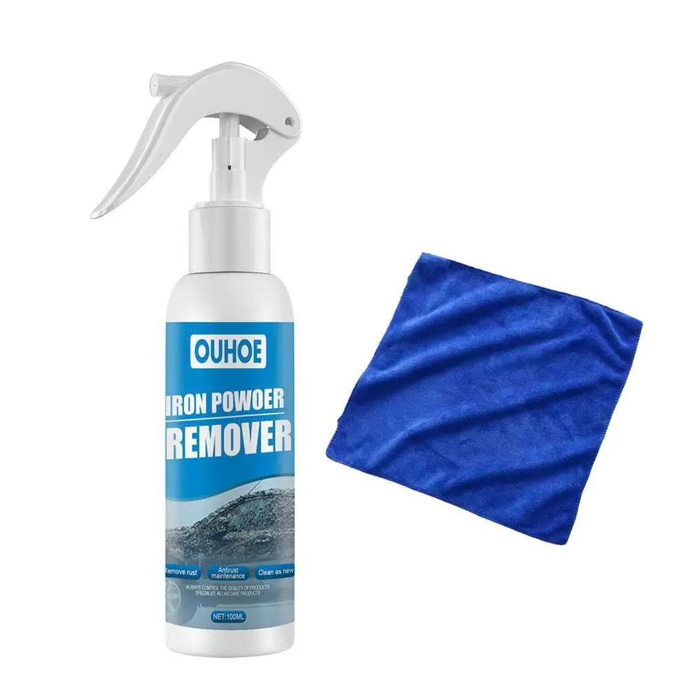 Automobile Iron Powder Derusting Spray Antirust Derusting Cleaning Decontamination Agent Agent Supplies D9Y3