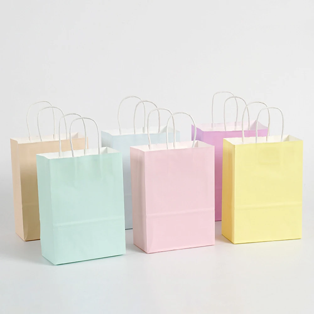 마카롱 종이 가방, 사탕 선물 포장 가방, 유니콘 생일 파티 장식, 베이비 샤워 용품, 웨딩 장식, 10 개