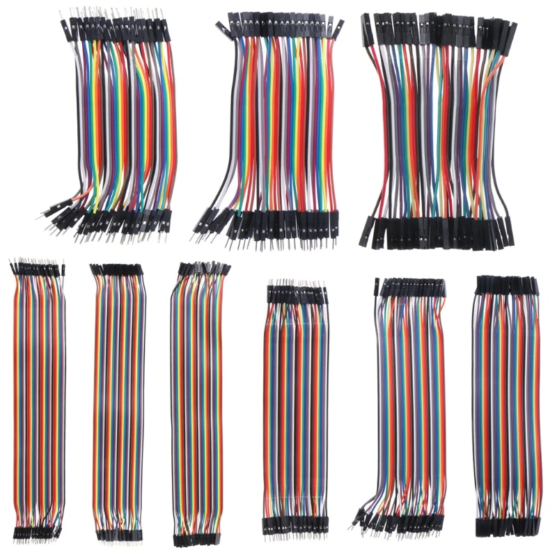 

40Pcs Cables M-F/M-M/F-F Jumper Breadboard Wire Colorful GPIO Ribbon for DIY Drop Shipping