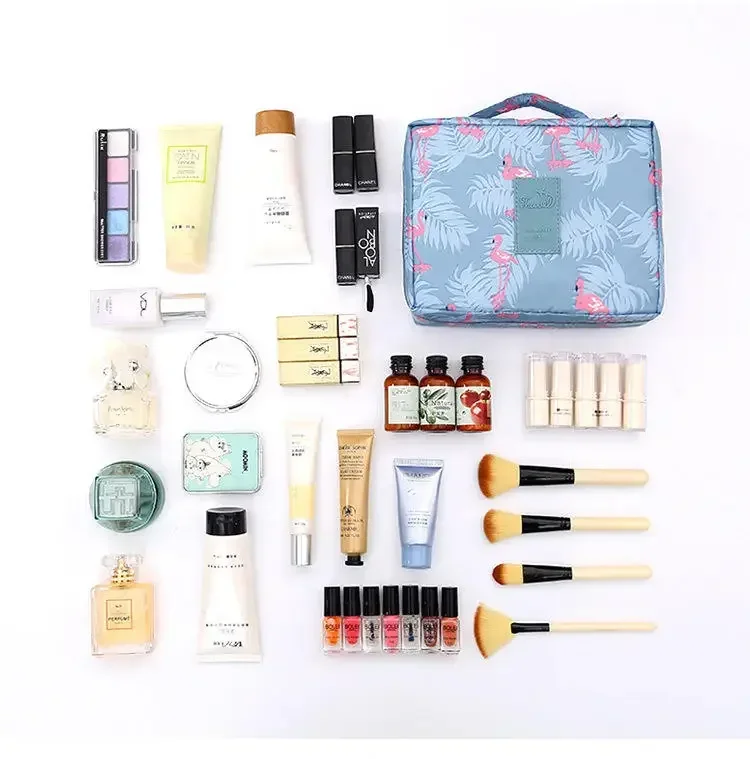 Travel Makeup Bag Storage Cosmetic Bag Women Pouch Organizer Waterproof Toiletries Bag Make Up Cases Female Cosmetic Organizer 3