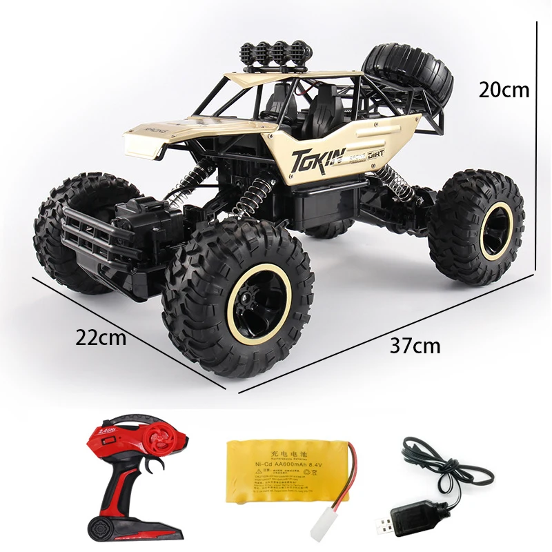 1:8 2.4GHZ Oversized Half-meter Body Alloy Climbing Remote Control Car 4WD Mountain Big Foot Off-road Vehicle Children's Toys lamborghini rc car RC Cars