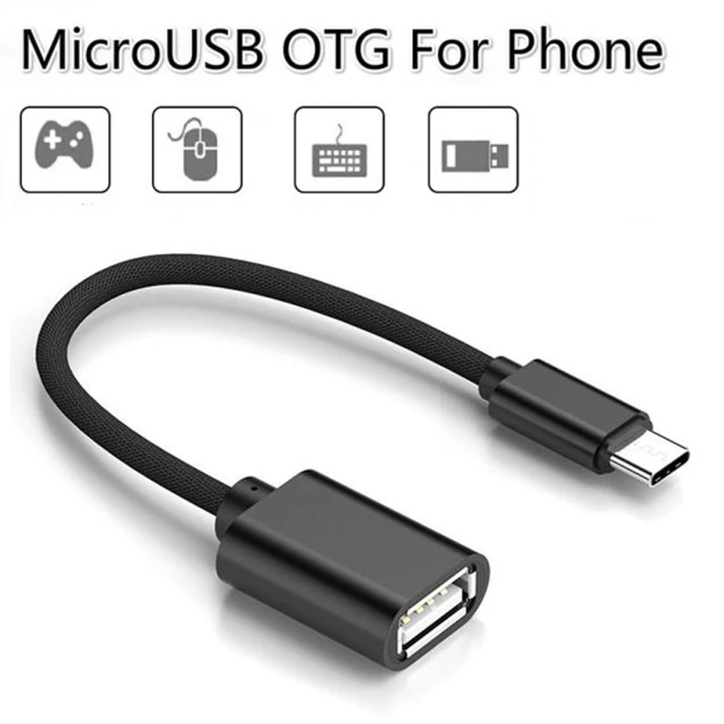 Universal USB-C to USB-A OTG Adapter Cable, USB 3.0 Male to Female Data Cord