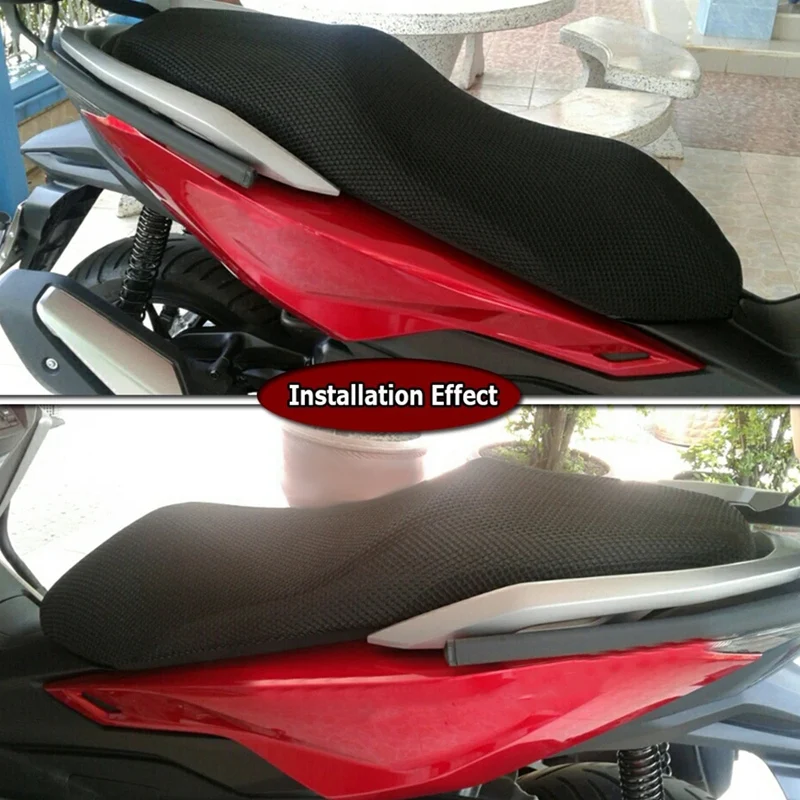 혼다 Forza350 NSS350 Forza NSS 350 오토바이 3D 메쉬 그물 뒷좌석 커버 시트 쿠션 커버 액세서리