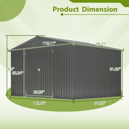 Metal Storage Shed 3