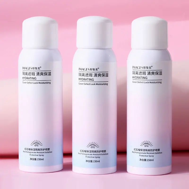 Red pomegranate sun protection isolation Brighten skin tone waterproof sweat proof moisturizing breathable isolated skincare 2