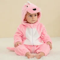Winter Clothes for Babies Baby Pajamas One Piece Hooded Jumpsuit for Toddler Girls Boys Pijamas Dinosaur Kids Kigurumi Sleepwear 3