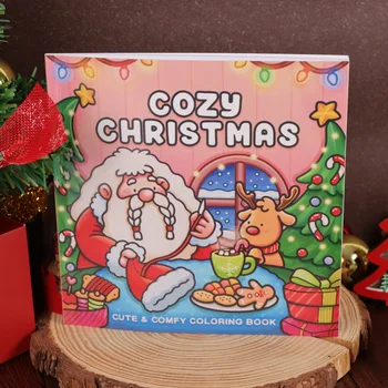 Cozy Christmas Coloring Book 1