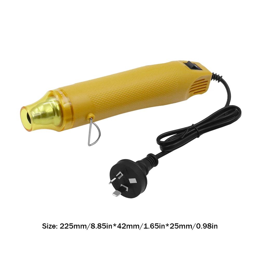 300W Electric Mini Handheld Heat Gun 1m Long Cable AU Plug 220V Tiny Hot Air Gun Kit For DIY Shrink Tubing Rubber Stamp