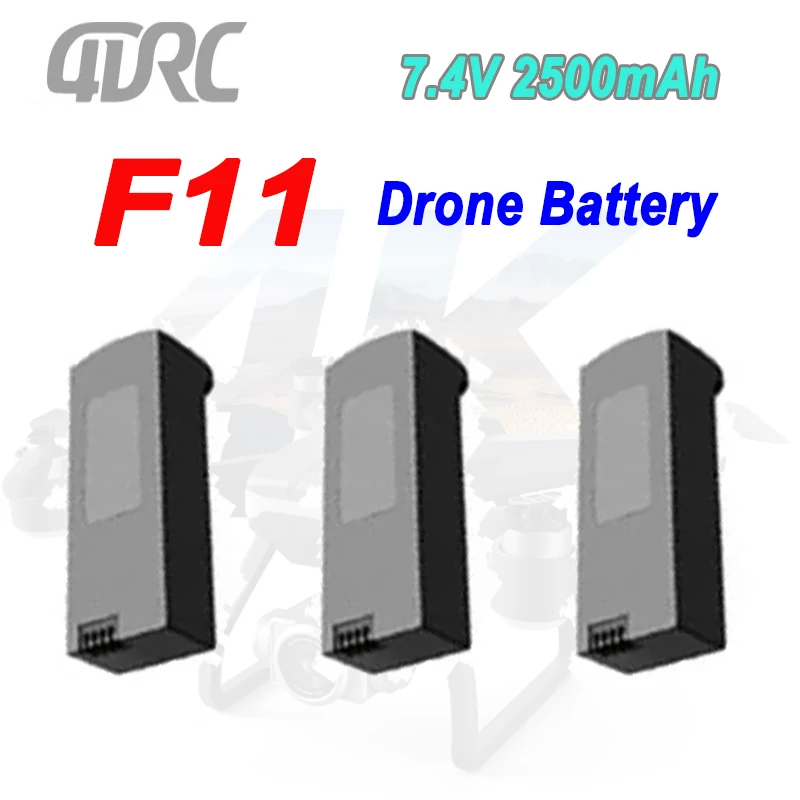 Оригинальный аккумулятор 4dr-f11 7,4 в 2500 мАч для дрона 4D-F11 запасная батарея для радиоуправляемого квадрокоптера F11 запасные аксессуары Запчасти