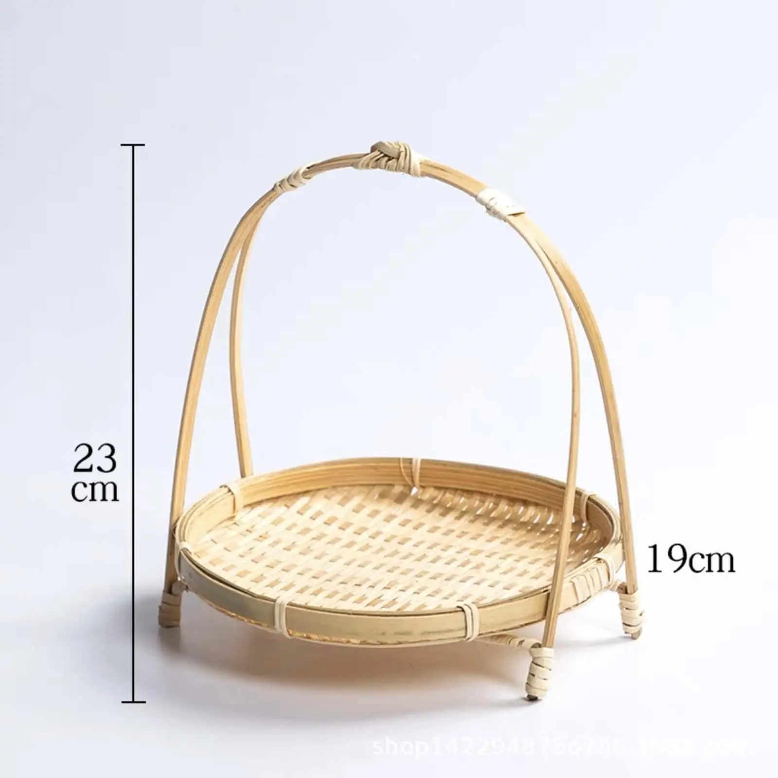 Rattan Woven Basket Vegetable Fruit Storage Snack Organizer Bamboo Weaving Small Basket Mlti-layer Weaving Basket Kitchen Decor 5