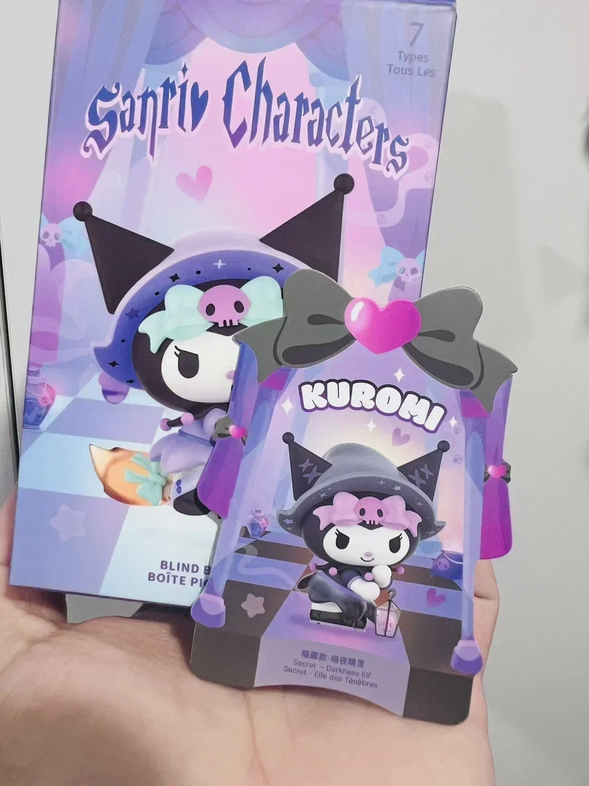 thumbnail image 1 of Caja sorpresa de la serie Magic Silent de Sanrio, Kuromi, My Melody, Cinnamoroll, Treind, caja misteriosa, linda decoración, juguetes coleccionables para niñas, 1 of 5