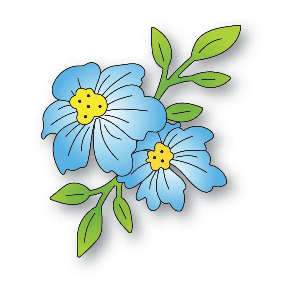 

Flowers Metal Cutting Dies 2024 New Arrivals Cut Scrapbook Craft Decoration Embossing Template DIY Greeting Card Handmade