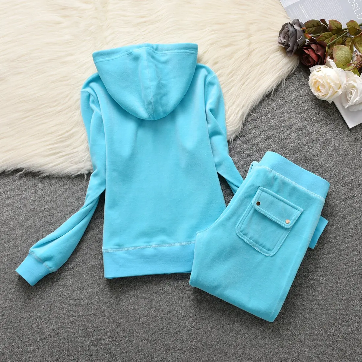 Sets for Women 2 Pieces Women Sport Tracksuit Zipper Hoodies Sweatshirt Pants Set Jogger Sport Wear Ladies Casual Suit