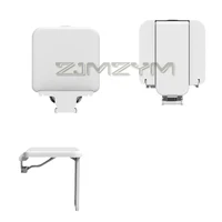 Wall Mounted Stool Bathroom Folding Stool Shower Seat Elderly Bath Chair Invisible Porch Shoes Stool Home Care Bath Goods 2