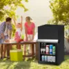 Refrigerator cover, waterproof and dust-proof cover for protecting outdoor, household upright freezers - refrigerated refrigerat 2
