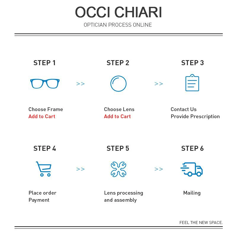 OCCI CHIARI Polarized Prescription Myopia Sunglasses Lens Optical lenses For Driving Glasses