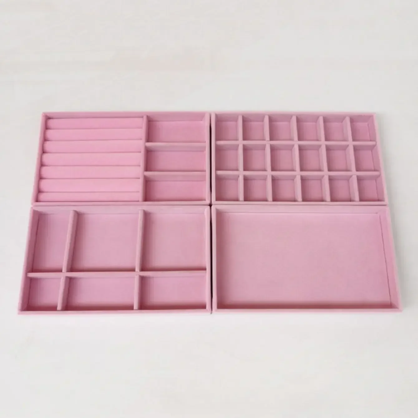 jewelry display box, desktop storage, 4PCS