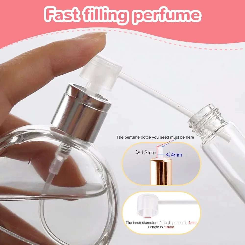 Perfume Dispenser Tools 5/10/50 Pcs Diffuser Funnels Cosmetic Pump Dispenser Portable Sprayer
