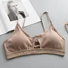 Soutien-gorge ajouré pour femme, sous-vêtements sans armatures, fitness, crop top, soutien-gorge doux, sous-vêtements sans couture