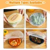 50-200Pcs Disposable Thickened Waterproof Non-woven Retractable Shower Cap Elastic Shower Cap Cover Food Plastic Products 5