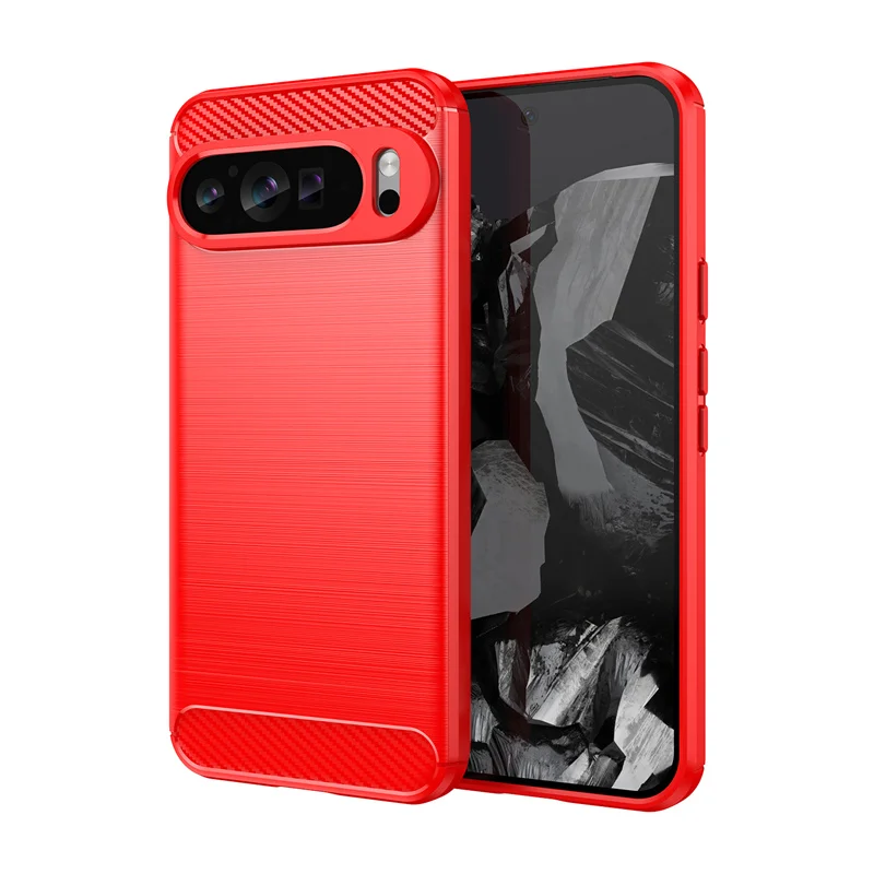 Ultra Slim Carbon Fiber TPU Case - Smooth-Touch Business Bumper Protector Cover