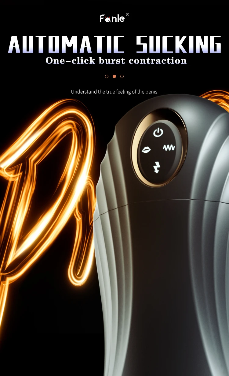 Electric Masturbation Cup For Men With Oral Suction And Vibration_voghion.com