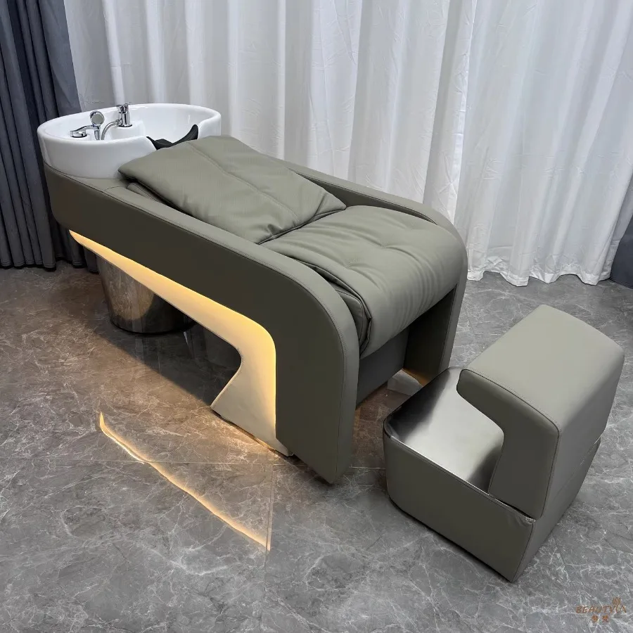 

Hairdressing Shampoo Chair Wash Hair Salon Stylist Luxury Shampoo Chair Basin Head Spa Reclining Full Relaxing Stoelen Furniture