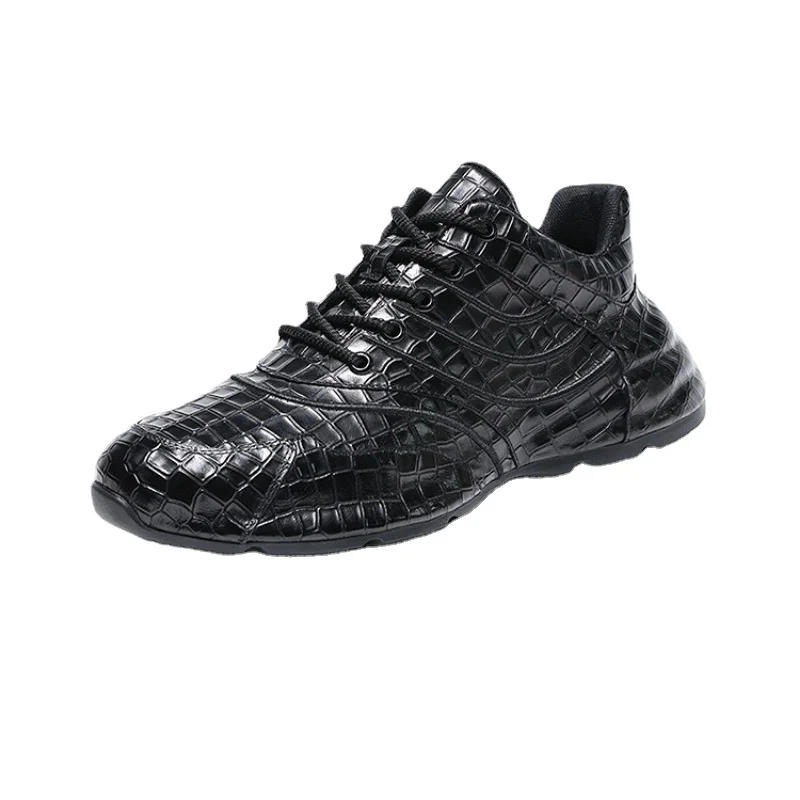 

New Casual Men Shoes Fashion Trend Low-top Sneakers Men Platform Shoes Black Stripe Classic Sports Shoes Spring/Autumn Heighten