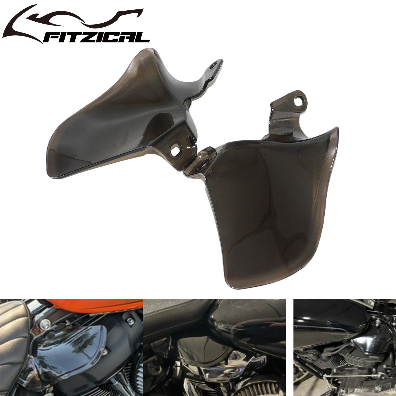 Moto Abs Sella Scudi Air Heat Deflettori Fumo Per Harley Softail Slim Breakout Fat Boy Street Bob Low Rider 2018-2023